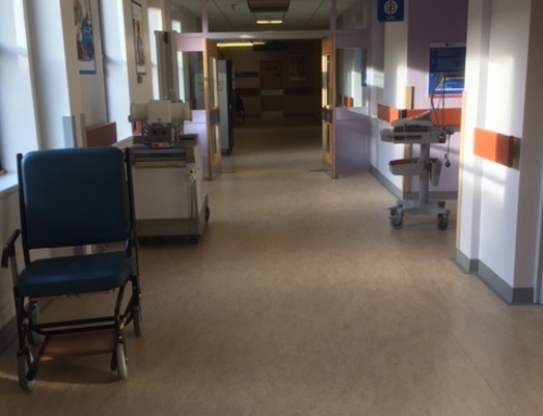 First floor corridor, Fairfied General Hospital