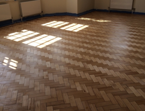 Hollins Park Hospital, Reclaimed Wood Block Flooring