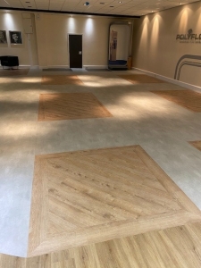Commercial flooring work